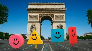 The Shapes Visit the Arc de Triomphe ?? | Mister Maker