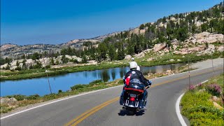 Day 9:14, Canada & Yellowstone, EagleRider, Harley, Rock Creek,  Beartooth Pass, Dead Indian Pass 4K