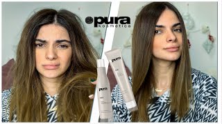 Pura პროფესიონალური თმის მოვლის ხაზის გატესტვა ????