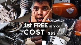 1st FREE Bike Service costs 3500 - Royal Enfield Interceptor