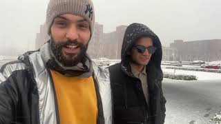 Snow Fall in Handan|Hangout in Uni|Medical college of hebei university