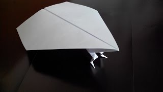 Бегущий самолет оригами, Running airplane origami