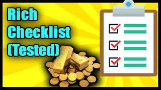 Exclusive Checklist For Getting Rich In 2020 (HINDI)