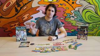 Рик и Морти Всмортить всё Rick and Morty Total Rickall Card Game Распаковка Unboxing