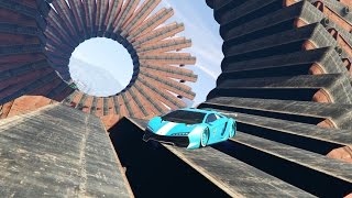 ЖЕСТОКИЕ ТРАМПЛИНЫ ПОД ЗЕМЛЕЙ - ГОНКИ GTA 5 - КАРТЫ НА ПРОХОЖДЕНИЕ