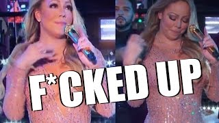 Mariah Carey Messes Up During New Year's Rockin' Eve Performance