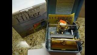 Optimus 111 Hiker, Multi fuel Stove. Краткий обзор редкого мультитопливного примуса пр.-ва Швеции
