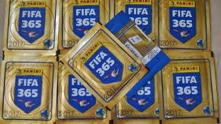 2017 Panini FIFA 365 Stickers 10 Pack Break