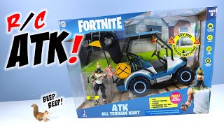 Fortnite Toys Unboxing Remote Control ATK All Terrain Kart Vehicle Jazwares