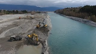 Прорыть воде "дорогу": как меняют русло реки Бзыбь