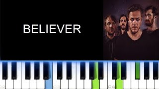 Imagine Dragons - Believer (Пример игры на фортепиано)