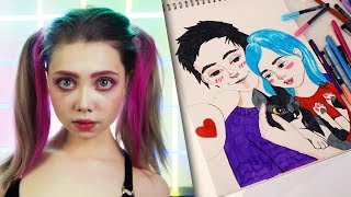 Угадай Ютубера по DRAW MY LIFE | Марьяна Ро, ЯнГо или Саша Спилберг?