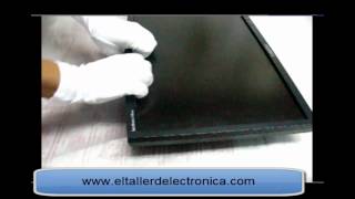 Destapando monitor LCD y falla típica