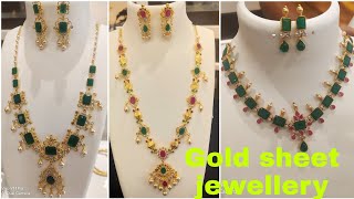 22carat gold sheet jewellery neckless with weight and price