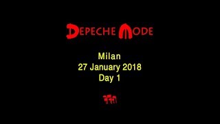 Depeche Mode live Milan 27 January 2018 - full show