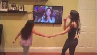 Camila Cabello (Fifth Harmony) and her sister Sofía dancing on HSM