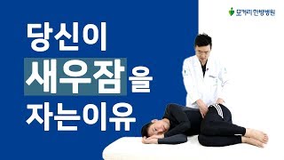 당신이 새우잠을 자는 이유