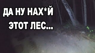 ОДИН НОЧЬЮ В ЛЕС НА ВЕЛИКЕ! ПЕРВЫЕ ПОКАТУШКИ!