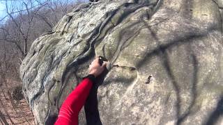 jackson falls sport climbing rope solo