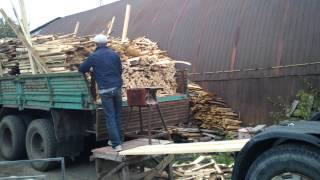 Как распилить камаз горбыля за день
