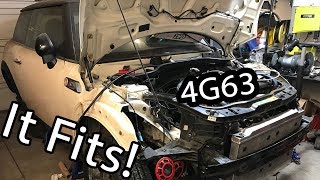 4G63 Swap Mini Cooper. Motor is in! - Ep. 2
