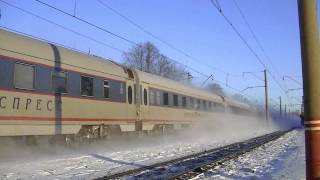 ЧС200-009 с поездом №168 "Невский Экспресс" Москва-СПб