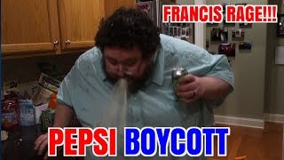 FRANCIS RAGES ABOUT PEPSI ADS!  BOYCOTTS!