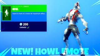 Fortnite Item Shop NEW! WOLF HOWL EMOTE! Fortnite Battle Royale