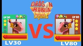 ENCHANT DRAGON BATTIE | AUTUMN 30 VS AUTUMN 80 Batties Funny | Dragon Mania Legends | part 459