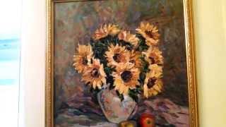Картина «Подсолнухи» / The painting "Sunflowers" Art Gallery