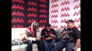 Crazy Boy y Niño Hamburguesa - Twitcam Pt 3 con Oscar Díaz - Lucha Libre AAA - 2013