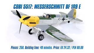 [COBI 5517] Messerschmitt Bf 109 E review & speed build