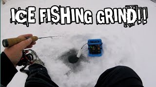 Ice Fishing GRIND!! (Mid Winter Storm Front)