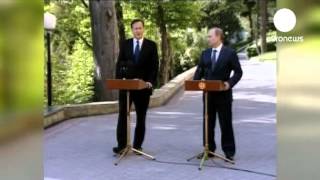 Путин и Кэмерон выступили за сохранение целостности Сирии  (euronews, 10.05.2013)