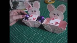 Пасхальная корзинка - кролик. DIY