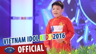 VIETNAM IDOL KIDS - THẦN TƯỢNG ÂM NHẠC NHÍ 2016 - NGỒI TỰA MẠN THUYỀN - NGỌC THANH