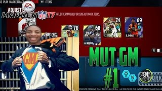Madden 17 - Madden Ultimate Team - MUT GM - Ep 1. - ELITES EVERYWHERE