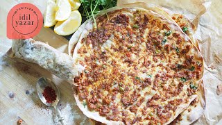 Evde Lahmacun Nasıl Yapılır ? - Lahmacun Tarifi - İdil Yazar - Turkish Lahmacun Recipe