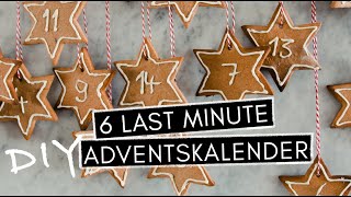 6 DIY Last-Minute-Adventskalender - schnelle & einfache Ideen für die ALLERletzte Minute