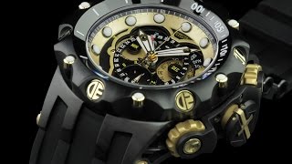 Invicta 20430 52mm Reserve Venom Hybrid Master Calendar Chronograph Strap Watch