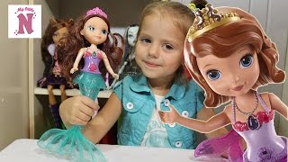 Кукла Принцесса София с ХВОСТОМ РУСАЛКИ Принцессы Диснея Mermaid Sofia Bath Doll