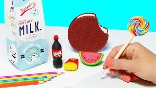 ШКОЛЬНЫЕ ПРИНАДЛЕЖНОСТИ В ВИДЕ ЕДЫ | СЪЕДОБНАЯ КАНЦЕЛЯРИЯ С AliExpress | СМЕШНЫЕ ПРАНКИ НАД ДРУЗЬЯМИ