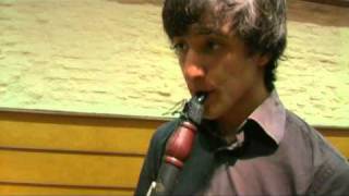 STRAVINSKY PIECES FOR SOLO CLARINET. GERVASIO TARRAGONA VALLI. JUNE, 2009