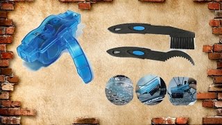 Машинка и скребок для мойки и чистки цепи велосипеда.