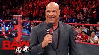 Kurt Angle thanks the WWE Universe after Raw goes off the air: Raw Fallout, Nov. 27, 2017