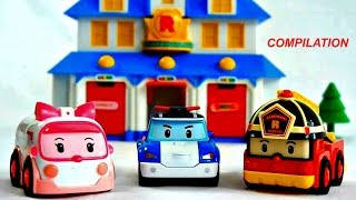 Compilation de 13 min avec les Robocars. Vidéos éducatives
