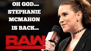 WWE Raw 10/30/17 Full Show Review: STEPHANIE MCMAHON WARNS KURT ANGLE ABOUT SURVIVOR SERIES!