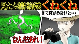 【漫画】田舎に現れる「くねくね」した物を見たら精神が崩壊した話・・・【心霊・怖い話をマンガ化】