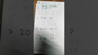 Loksewa aayog number analogy part 1