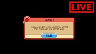 ANIMAL JAM HACKER BANNED LIVE! (MUST WATCH)